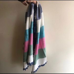 Saro Lifestyle NWT Multicolor Striped Scarf